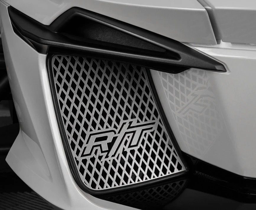 Grilles magnétiques avant pour Can-Am Spyder RT 2014 à 2019 + (lot de 2 grilles) Noir TricLED