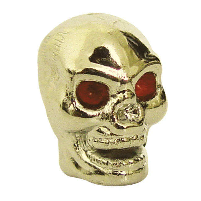 Trik Tropz Valve Stem Caps Skull Gold