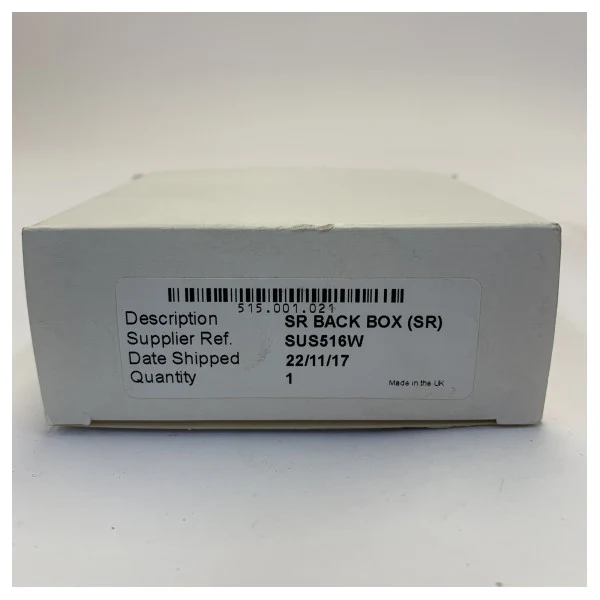 Tyco SUS516W Boîte d'encastrement électrique / Boîte arrière pour point d'appel manuel
