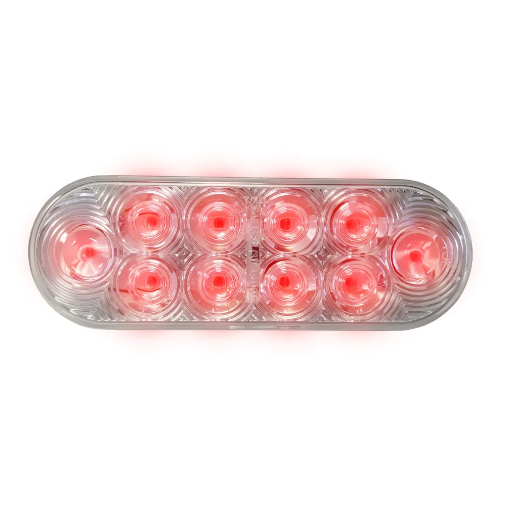 FEUX D'ARRET DEL OVAL CLAIRE - 10 DIODE Unibond