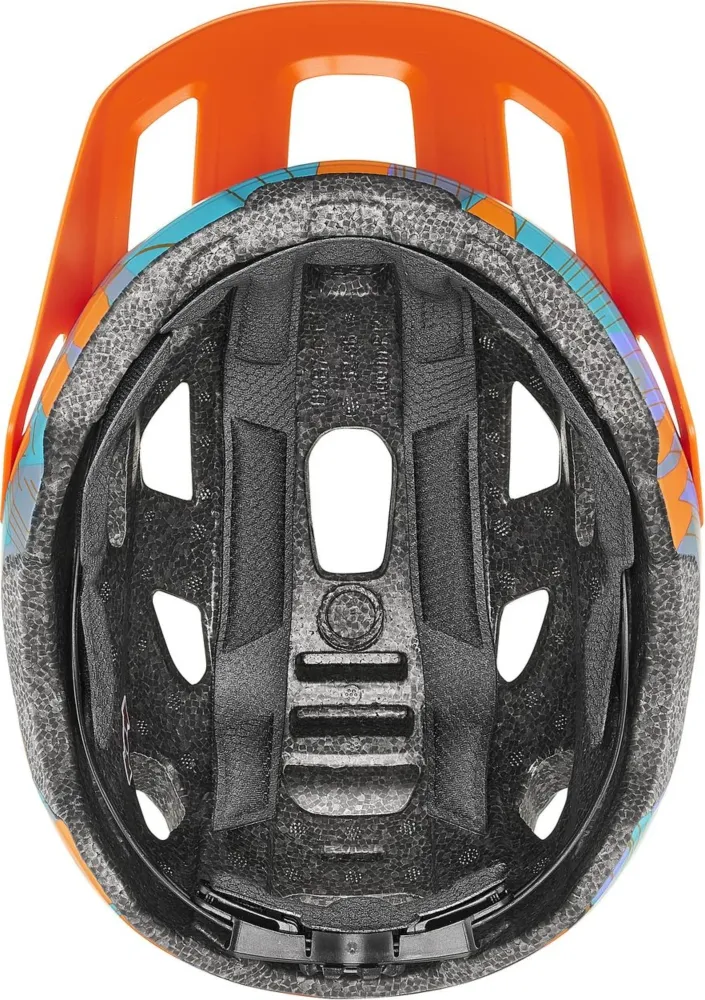 uvex React Jr. Casque enfant Papaye Camo Mat