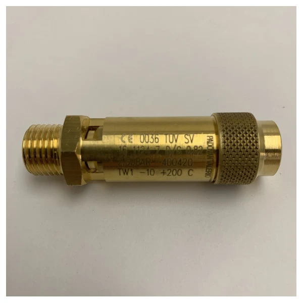 Vanne de sécurité en laiton Senga Marine set SA13/02.5 2.5 Bar 1/4 pouce
