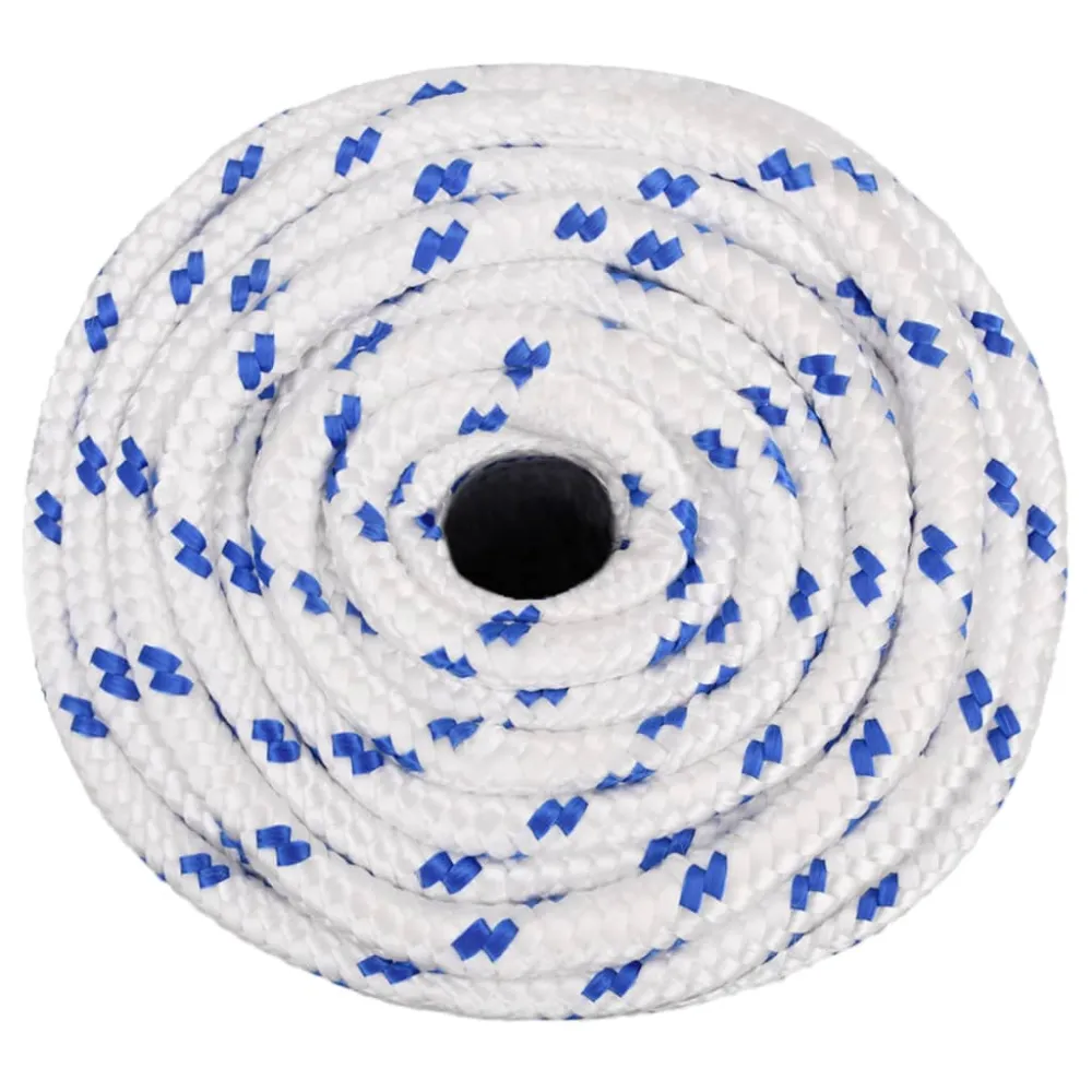 vidaXL Corde de bateau Blanc 18 mm 100 m Polypropylène