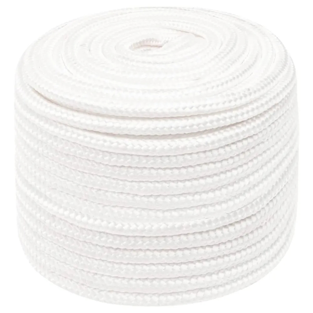 vidaXL Corde de bateau Blanc complet 14 mm 100 m Polypropylène