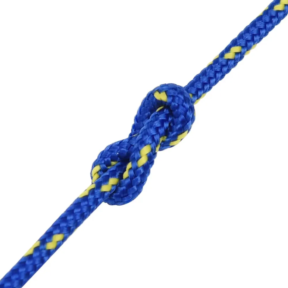 vidaXL Corde de bateau Bleu 4 mm 250 m Polypropylène