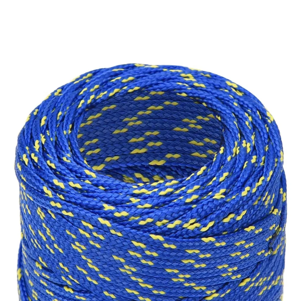 vidaXL Corde de bateau Bleu 2 mm 50 m Polypropylène