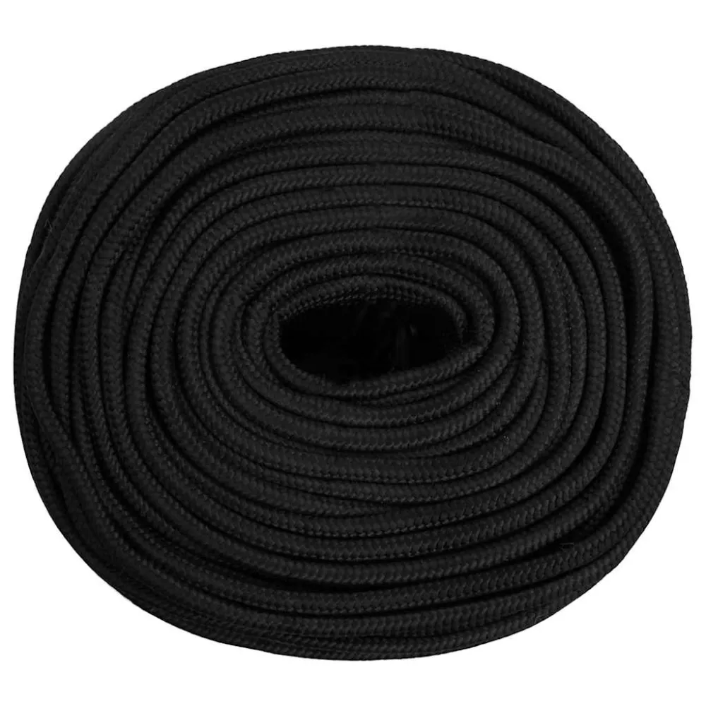vidaXL Corde de bateau Noir complet 6 mm 50 m Polypropylène
