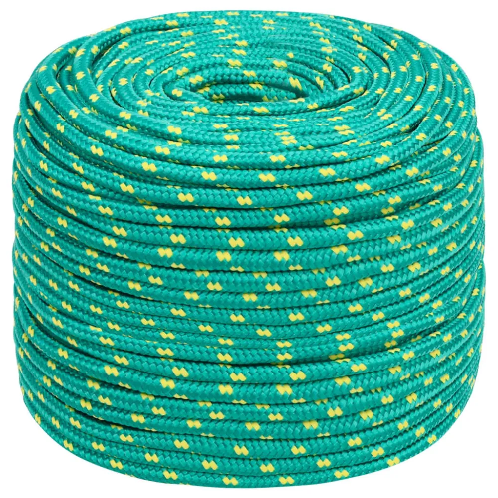 vidaXL Corde de bateau Vert 8 mm 500 m Polypropylène