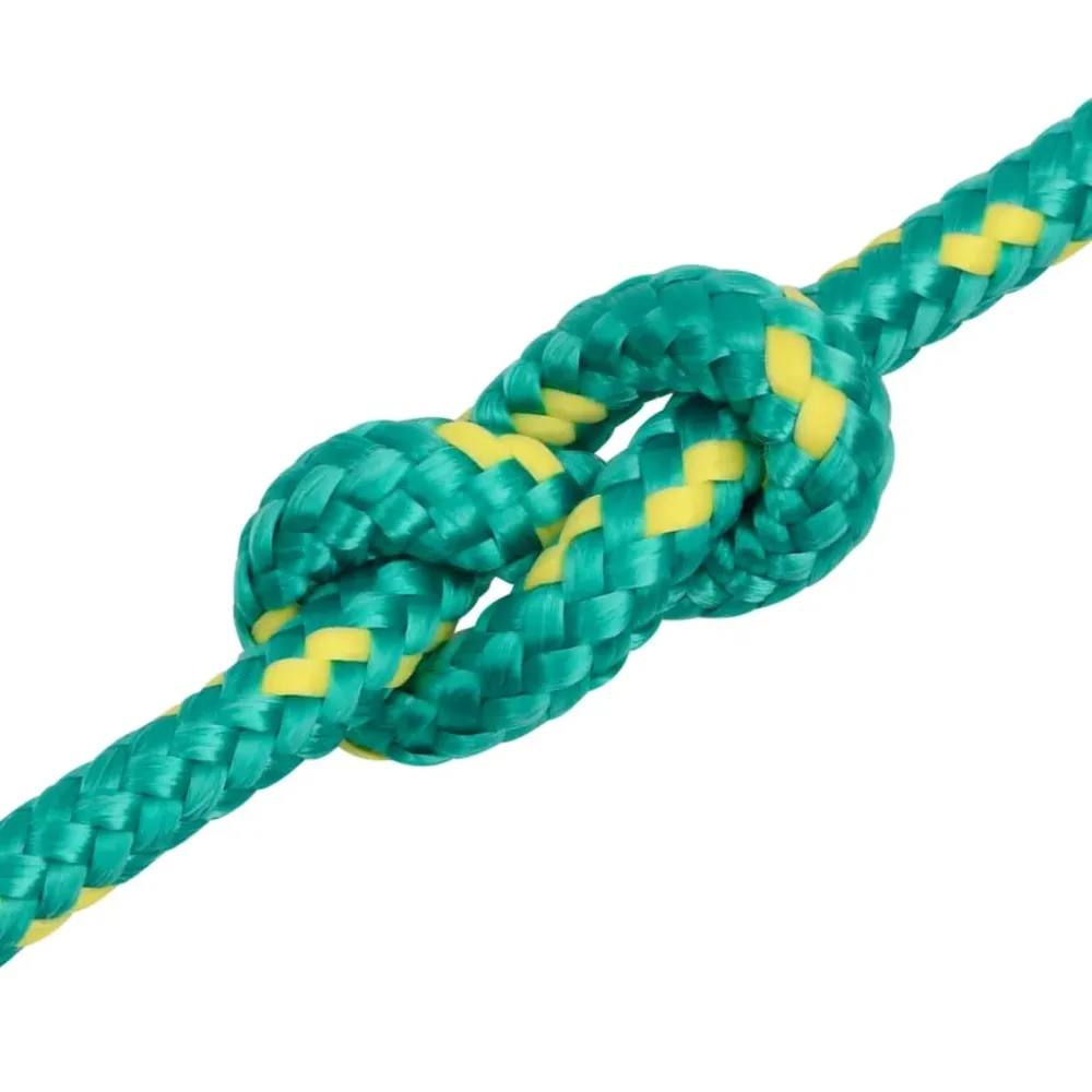 vidaXL Corde de bateau Vert 8 mm 500 m Polypropylène