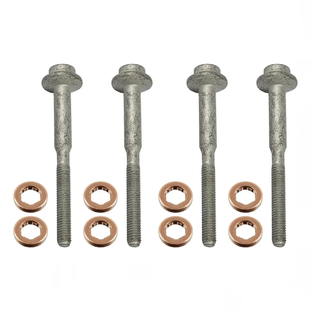 4x Vis d'injecteur WHT003187 & Joint cuivre 13x7.7x2.5mm (1.6 TDI)