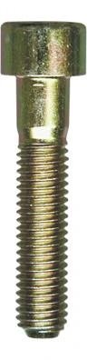 VIS À MÉTAUX TÊTE CHC CL8.8 ZN BLANC M8-1.25 X 40 mm DIN 912 PARTIELLEMENT FILETÉE