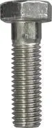 VIS À MÉTAUX TÊTE H CL8.8 ZN BLANC M12-1.75 X 40 mm DIN 931 PARTIELLEMENT FILETÉE