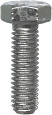 VIS À MÉTAUX TÊTE H CL8.8 ZN BLANC M5-0.80 X 16 mm DIN 933 (ref801)