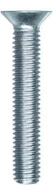 VIS À MÉTAUX TÊTE FRAISÉE CL4.8 ZN BLANC M5-0.80 X 30 mm DIN 965