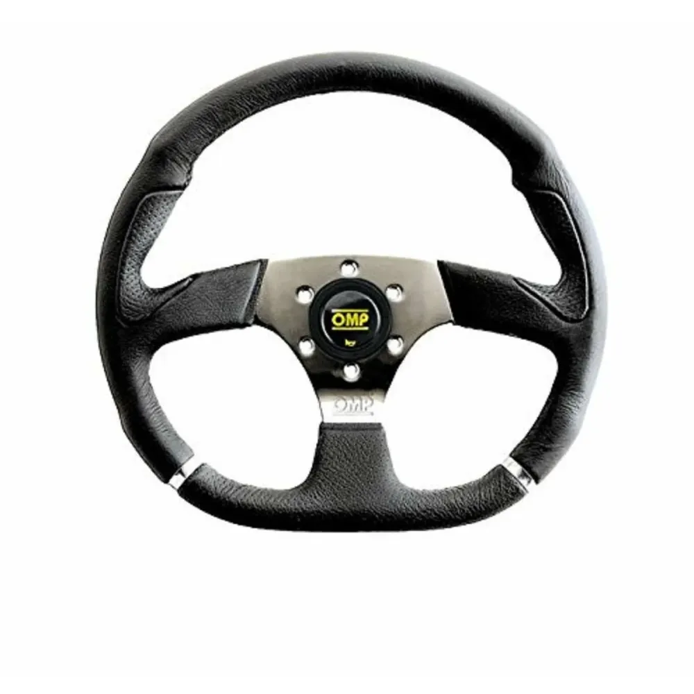 Volant Racing OMP OD/2018/LN Ø 35 cm Noir Chrome