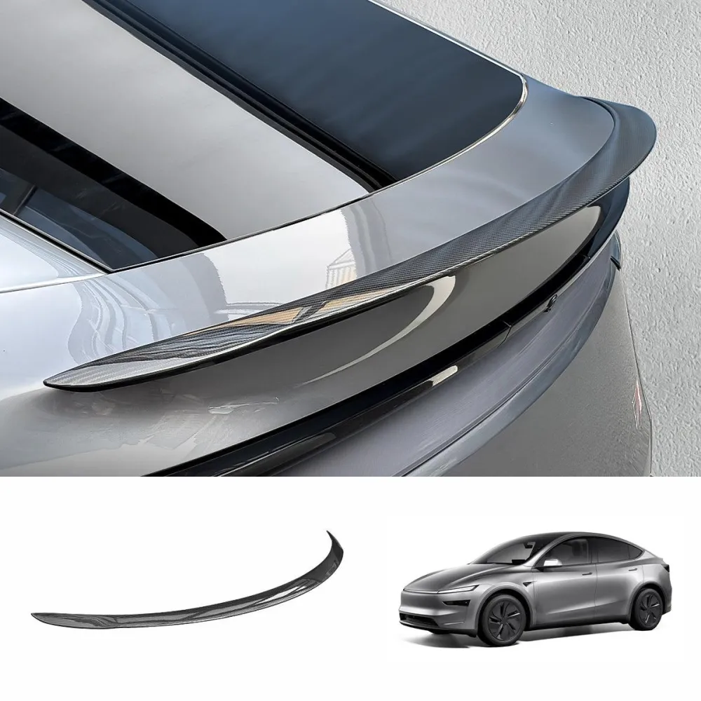 [Véritable fibre de carbone] Aileron arrière haute performance pour Tesla Model Y Juniper 2025+