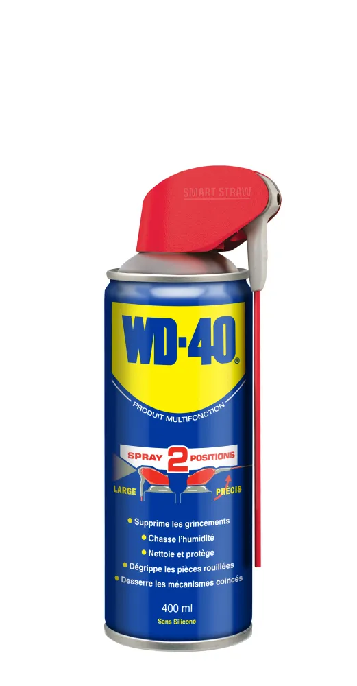 WD-40 érosol Spray Double Position - Lubrifiant, Dégrippant et Protecteur Polyvalent