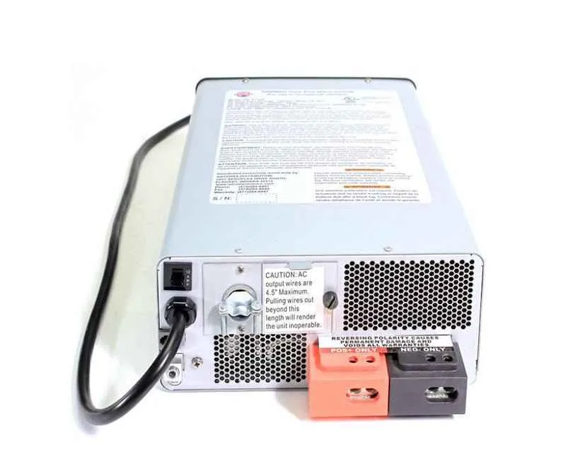 Onduleur WFCO 1000 W WF-5110RS - 12 V CC à 120 V CA, télécommande WFCO Technologies