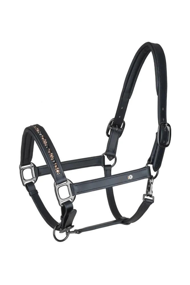 X-Line Crystal Licol en cuir Black/Grey C