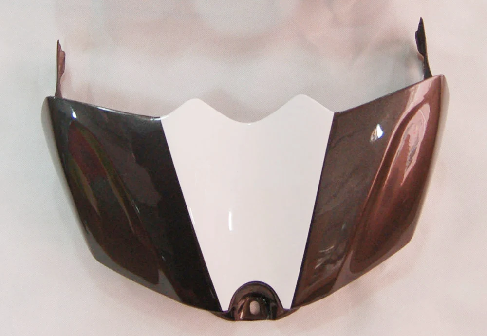 Amotopart 2007-2008 Yamaha YZF 1000 R1 Noir&Kit de carénage blanc Style2