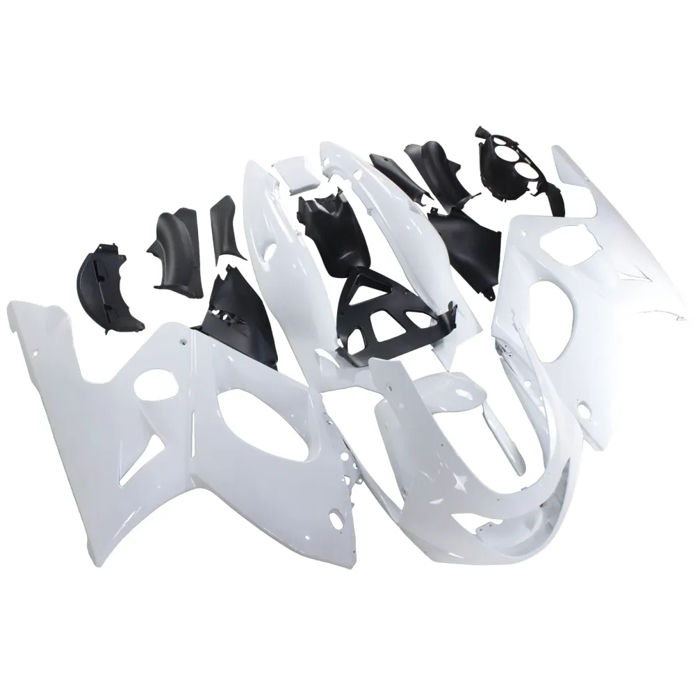 Amotopart Yamaha 1996-2007 YZF 600R Thundercat Black White Fairring Kit