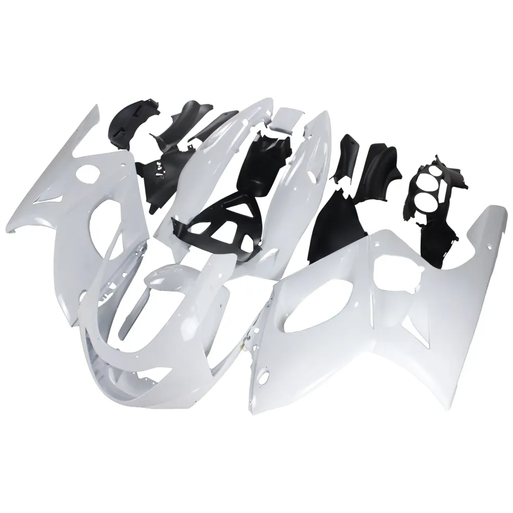 Amotopart Yamaha 1996-2007 YZF 600R Thundercat Black White Fairring Kit