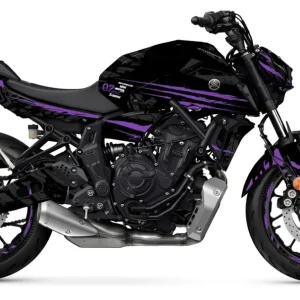 *OUTLET !* Kits Déco Yamaha MT 07 (2014 - 2017) - "Venom" (Violet) - BRILLANT - Réf.25025