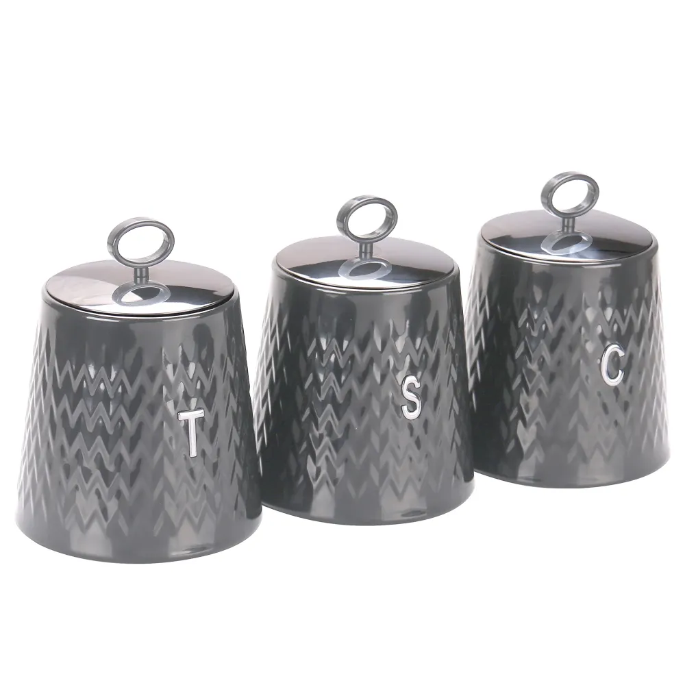 Amortisseur arrière CH 3 Piece Wave Canister Set Grey