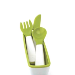 Joie Msc Cutlery On Go 4 Piece - Vert olive