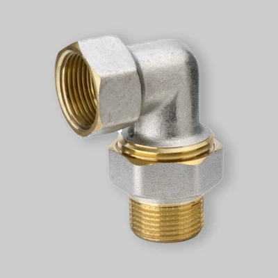 Pièce moteur Raccordo Curvo Nichelato Tre Pezzi F/M 1"1/4