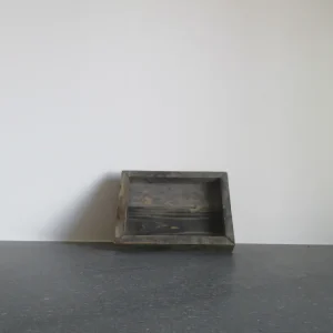 Houten plateau / Plateau en bois en vert atelier