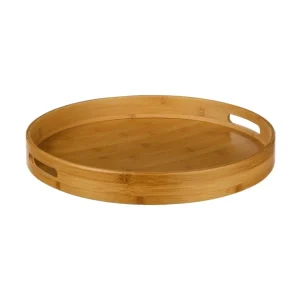PLATEAU ROND BAMBOU 40CM pour adultes