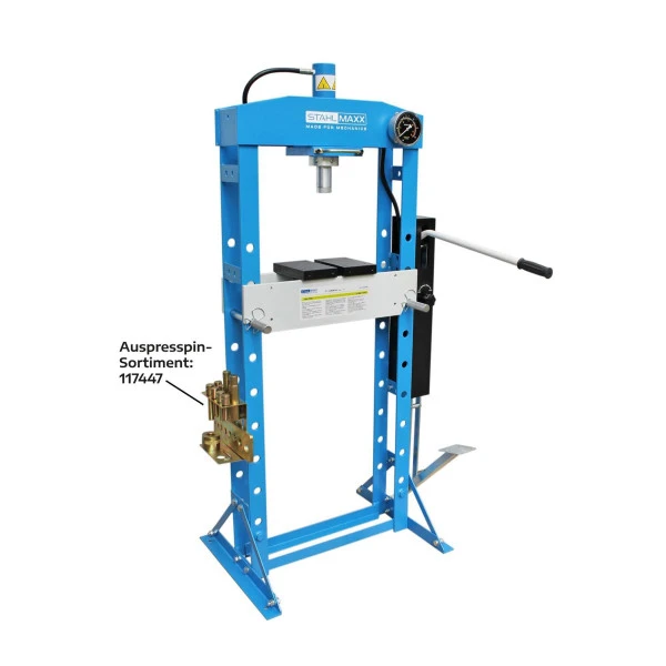 Presse hydraulique Stahlmaxx pour atelier et cric à engrenages pont moteur XXL-118212A se procurer à bas prix