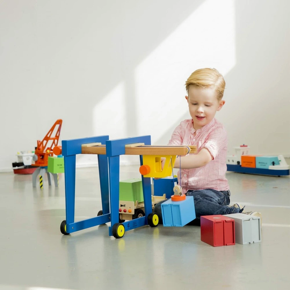 Grue porte-containeur Neuf Classic Toys