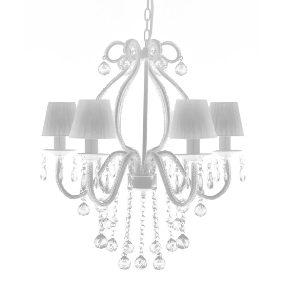 Chandelier avec 2300 cristaux Blanc