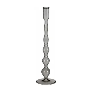 Chandelier en verre - 33 x Ø9 - Gris ténébreux - TRENT