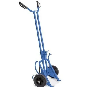 Cric de transport de fûts DENIOS FTH 1 en acier peint pour fûts en acier de 50 à 200 l 128-406 commander à bas prix