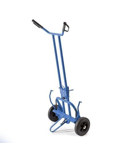 Cric de transport de fûts DENIOS FTH 1 en acier peint pour fûts en acier de 50 à 200 l 128-406 commander à bas prix