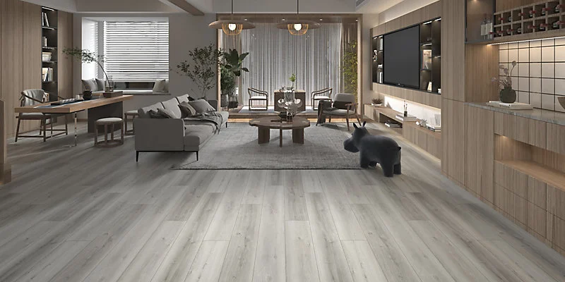 Lames VINYLE 5.5mm à clipser Stelvio gris 18,2x122 cm - Réflex Boutique
