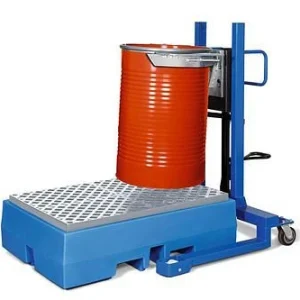 Lève-fûts DENIOS Servo FL 12-K en acier châssis large pour fûts en acier de 200 litres 115-215 obtenir à bas prix