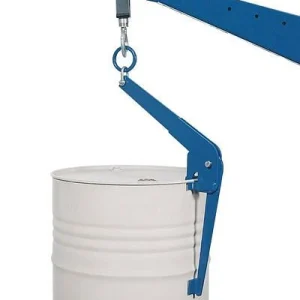 Pince à fûts DENIOS FZ-S en acier pour le levage vertical de fûts ondulés de 200 litres 115-266 commander à bas prix