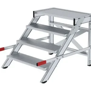 Plate-forme de travail mobile Krause en aluminium 4 marches largeur de marche 800 mm 274512 choisir à bas prix