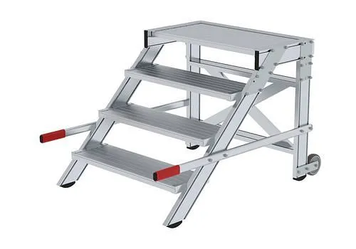 Plate-forme de travail mobile Krause en aluminium 4 marches largeur de marche 800 mm 274512 choisir à bas prix