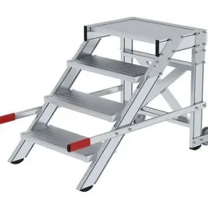 Plate-forme de travail mobile Krause en aluminium 4 marches largeur de marche 600 mm 274508 obtenir à bas prix
