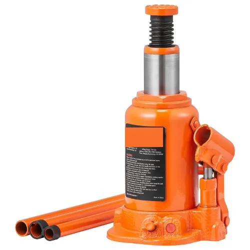 12 Ton Hydraulic Allongé Ram 24000 lbs Capacity Single Piston Pump and Clevis Garage & Shop
