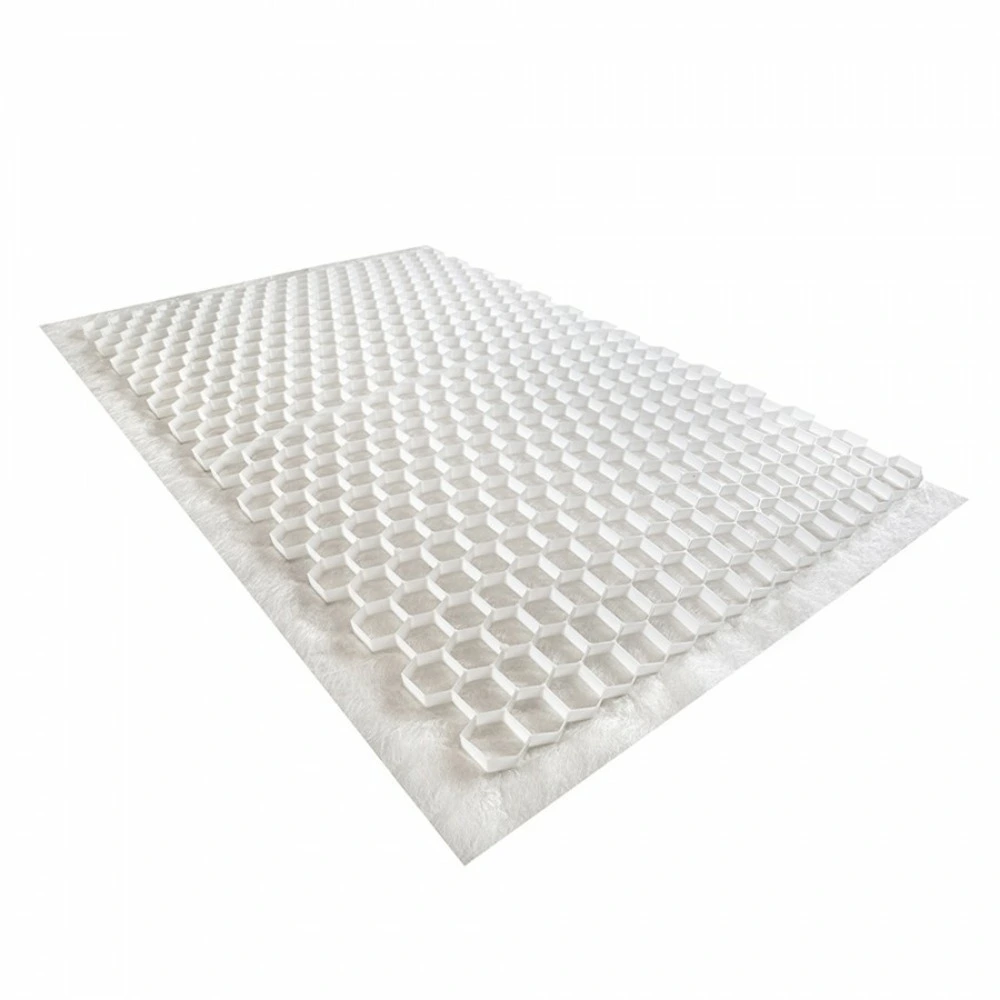 Stabilisateur de gravier 0,96 m² - blanc - 120 x 80 x 2 cm blanc - easystab