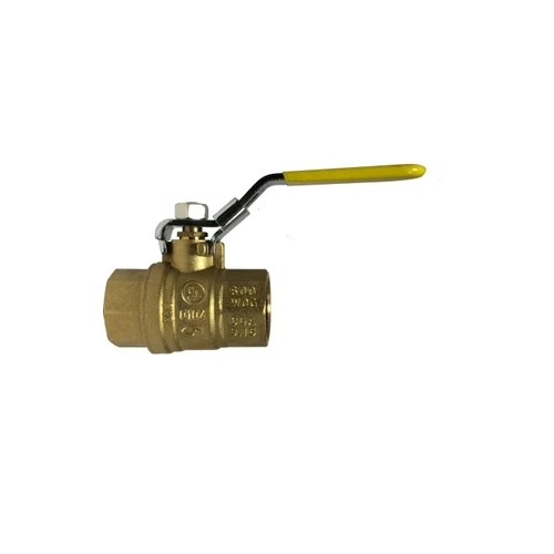 1-1/4" Nominal Lock Handle Laiton Ball Valve 940176L