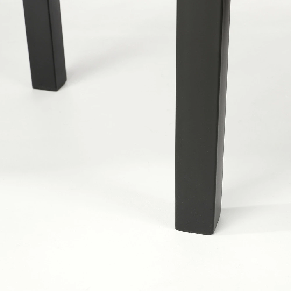 Certifié CE Mica decorations - porte-plante en métal noir h71