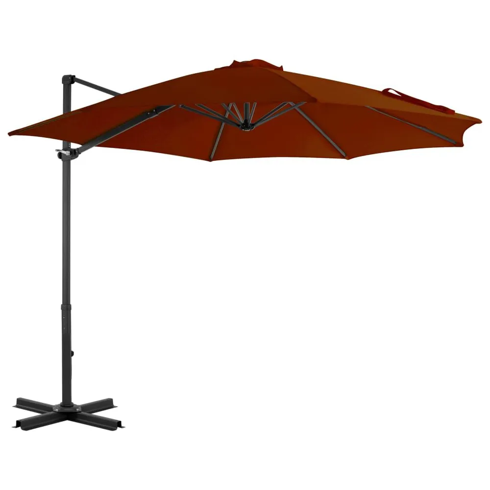 Certifié CE Parasol de jardin en porte-à-faux avec mât en aluminium