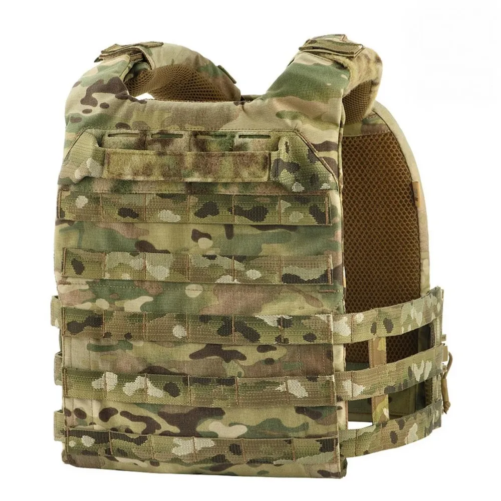 Gilet porte-plaques militaire M-TAC avec porte-chargeurs tactiques à dégagement vif Multicamo Compatible avec la plupart d...